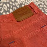 Levi's Vintage Levi’s 577 red denim Nouveau cropped jeans, size 12 Photo 3