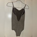 NWOT Free People Intimately Basic Seamless Tank Bodysuit Low Back Heather Gray Size undefined Photo 4