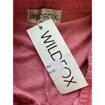 Wildfox  Norah Palm Tree Embroidered Pink Sweatshorts Size L Photo 4