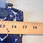 Effie’s Heart Blue Key Print Circle Skirt Women XL Retro Pinup Rockabilly Modest Photo 5