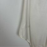 Reformation Nina Ruched Bodysuit in White Large Photo 7