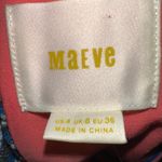 Maeve Anthropologie  Waverly One-Shoulder Dress Gingham‎ Checkered Size 4 Photo 5