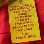 Catherine Malandrino Hot Pink Lace Print  Belted Pencil Skirt Photo 5