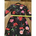 Revolve AFRM Didi crew neck floral long sleeve black Maxi Dress M Size M Photo 7
