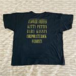 Free People Daydreamer Vintage Black Yellow Nirvana Smiley Oversized T-Shirt Photo 42