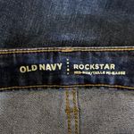 Old Navy Blue Rockstar Skinny Mid-Rise Medium Wash Crop Ankle Denim Jeans Size 6 Photo 3