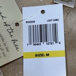 BOG Band of the Free Brie Light Camel Long Sleeve Top Lace Insets V Neck Medium Photo 8