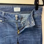 Hudson Jeans Hudson Signature Bootcut Flap Jeans Dark Blue Distressed Stretch Womens Sz 28x29 Photo 7