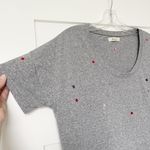 Madewell Embroidered U-Neck Tee Photo 6