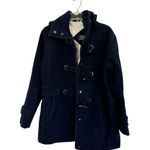 Pendleton  ROSLYN WATERPROOF LAMBSWOOL BLEND HOODED COAT BLUE NAVY Size S/P Photo 0