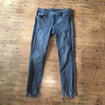 ZARA  Trafaluc denimwear raw hem black skinny jeans Photo 1