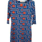 Tracy Negoshian Women M Shift Dress Artsy Retro Resort Cocktail Preppy Photo 7