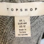 Topshop Long Gray Cardigan Sweater Photo 7