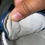 Alexander McQueen  Womens Blue Glitter-1-1/2" Platform Wedge‎ Sneakers Shoes 37.5 Photo 7