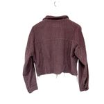 American Eagle  Corduroy Cropped Jacket Mauve Button Front Women’s Size XS Photo 1
