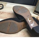 J. Renee D'Orsay Flats Women's 8.5 Black Sparkle Glitter Slingback Block Heel Photo 5