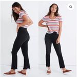 Madewell Cali Demi-Boot Jeans in Berkley Black Chewed-Hem 28 Photo 1