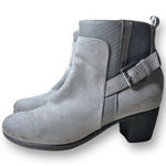 Croft & Barrow with Ortholite Ecco Women's Gray Ankle Faux Suede Booties Sz 6 M Photo 5