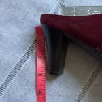 Aerosoles Heeled Burgundy Mules with Belt Strap Photo 4