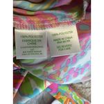 Lilly Pulitzer  Womens Pink Print Deanna Shorts Romper‎ Multicolor Straps Large Photo 7