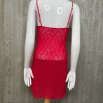 August Silk  red lace nighty / nightgown dress lingerie sleepwear med Photo 3