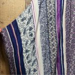 Chico's Chico’s Purple Boho Kimono Cardigan L/XL Lightweight Open Front Rayon Layering Photo 1