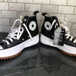 Converse Chuck Taylor Black Leather  All Star High-Top Sneakers Photo 9