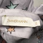 Zimmermann NWOT  Concert Tie Neck Concert Lilac Collage Blouse Size XS/ AU 0 RARE Photo 10