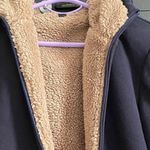 Uniqlo Faux Fur Lined Full Zip Hoodie Sweatshirt Jacket, M Photo 11