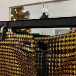 Moschino NWT Boutique  Gold and Black Shorts Size USA 6 Photo 4