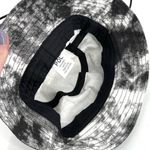POL Women's 100% Cotton Knit Tie Dye Bucket Hat Black White One Size Photo 6