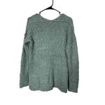 Abercrombie & Fitch Fall Chunky Fuzzy Cozy Knit V Neck Sweater Size S Photo 6