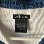Willi Smith FINAL MARKDOWN Will Smith White and Blue Long Sleeve Shirt large Photo 3