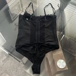 Free People NEW Intimately Good Luck Charm Bodysuit, Black, Size S New w/o Tag Photo 4