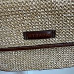 Strada Woven Crossbody Bag‎ Brown Trim Small Purse Shoulder Bag Tan Photo 6