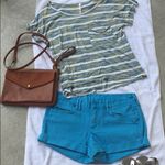 Madewell Bright blue  denim shorts Photo 1