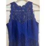 Tadashi Shoji  Dress Sz 12 Blue Floor Length Mother of Bride/Groom Bridesmaid EUC Photo 5