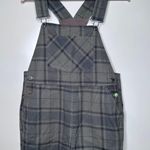 We Wore What  x Danielle Bernstein NWT REVOLVE Green Plaid Basic Overalls Small Photo 5