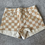 PacSun  Checkered Jean Shorts Photo 0
