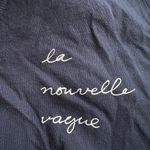 AG Adriano Goldschmied Navy Blue T-Shirt La Nouvelle Vague The New Wave Graphic Photo 3