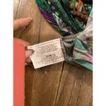 Etro 3/4 Sleeve multi color ruched geo knee length viscose cashmere dress 40 Green Size undefined Photo 2