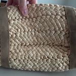 IKKS | women’s fringe, straw tote bag. Tan Photo 2