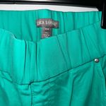 Jessica London GREEN PULL ON ELASTIC WAIST STRETCH JEANS SIZE 28W TALL Photo 2