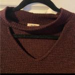 Lime Lush  Boutique Women's Mock Neck Cut Out Top Size M/L Photo 2