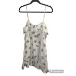 Trixxi ✨NWOT✨ Womens White floral Zippered Spaghetti Strap Square Neck Dress✨ Photo 3