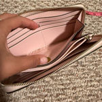 Kate Spade  Large Continental Light Rose Pink Gold Leather Wallet Photo 8