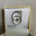 Charter Club Sliver Cubic Zirconia ring set size 6 Photo 7