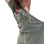 Elegant Slate/Light Grey Backless Dress Detailed w/Sequins BRAND NEW NEVER WORN Silver Size M Photo 8