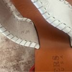 Jack Rogers  USA Western White Leather Wedge Sandals Women’s Size 11 Photo 6