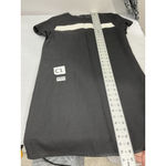 Womans Finity Size 12 Black Short Sleeve Crew Neck Knee Length Shift Dress Photo 5